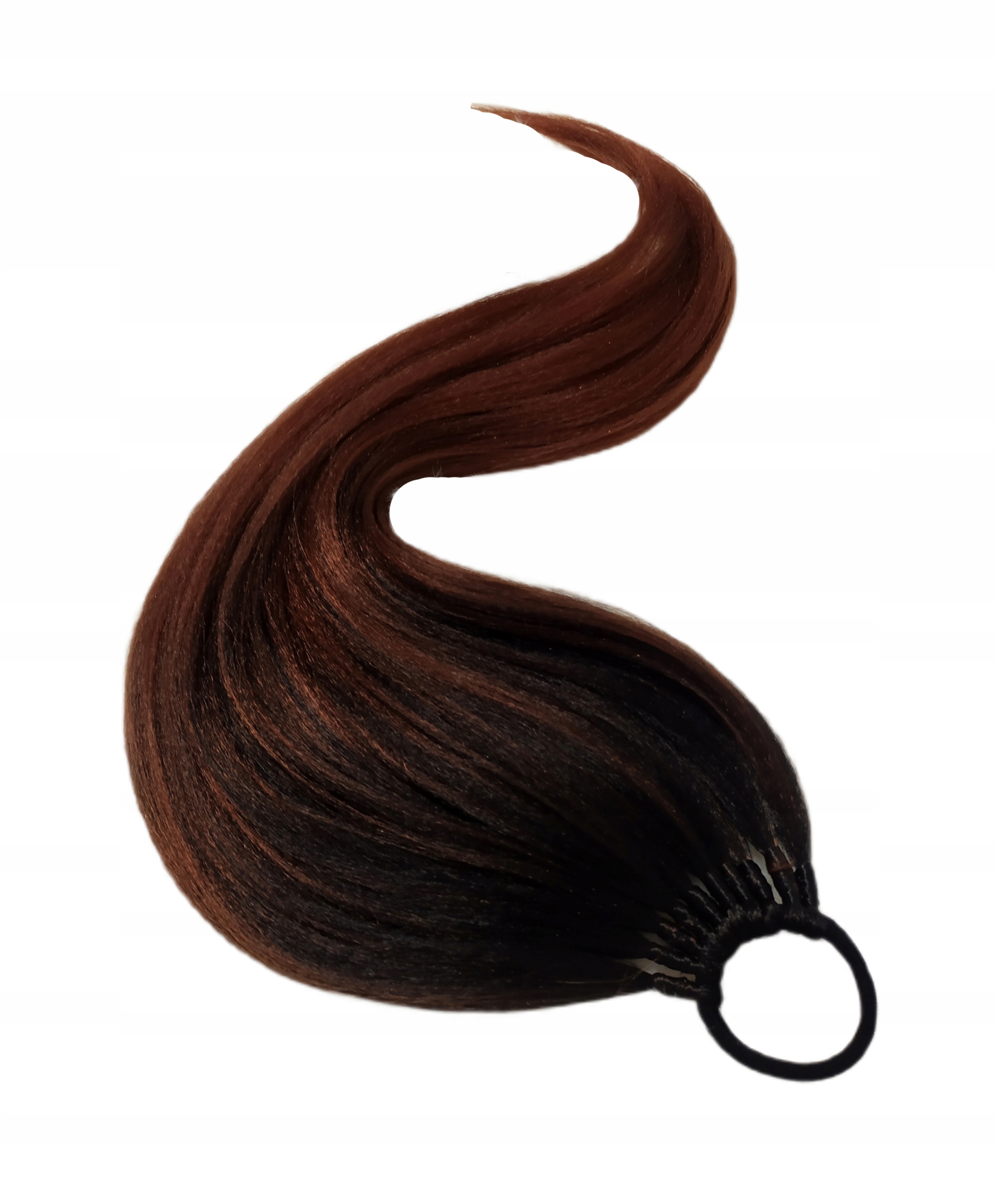 Poník na gumičce, Příčesek, černý kaštanový ombre, Kaštanová Královna, 70 cm