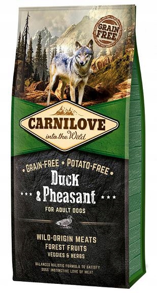 Carnilove Duck Pheasant Sucha Karma z kaczką 12kg