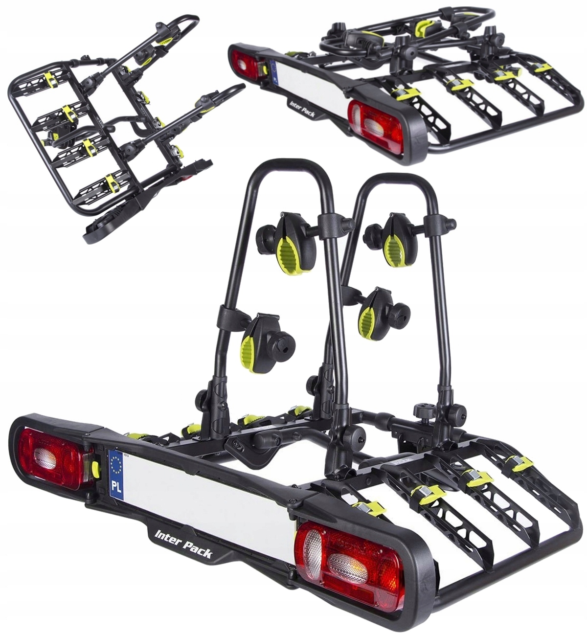 Inter Pack QUATTRO BAGAŻNIK ROWEROWY NA 4 ROWERY