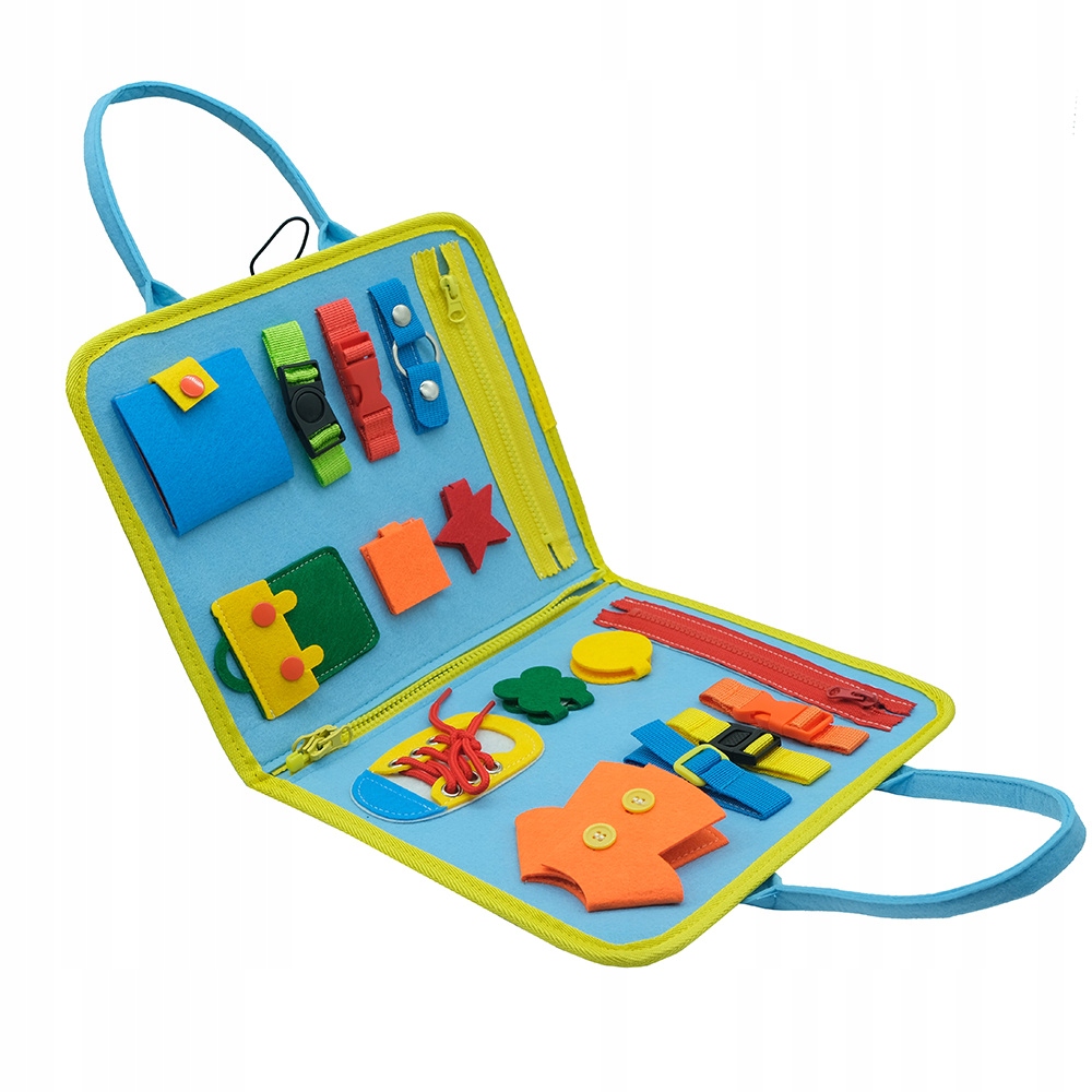 

Tablica manipulacyjna Montessori sensoryczna Zamek