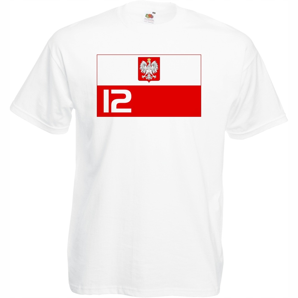 

Koszulka kibica Polska reprezentacja XL biała