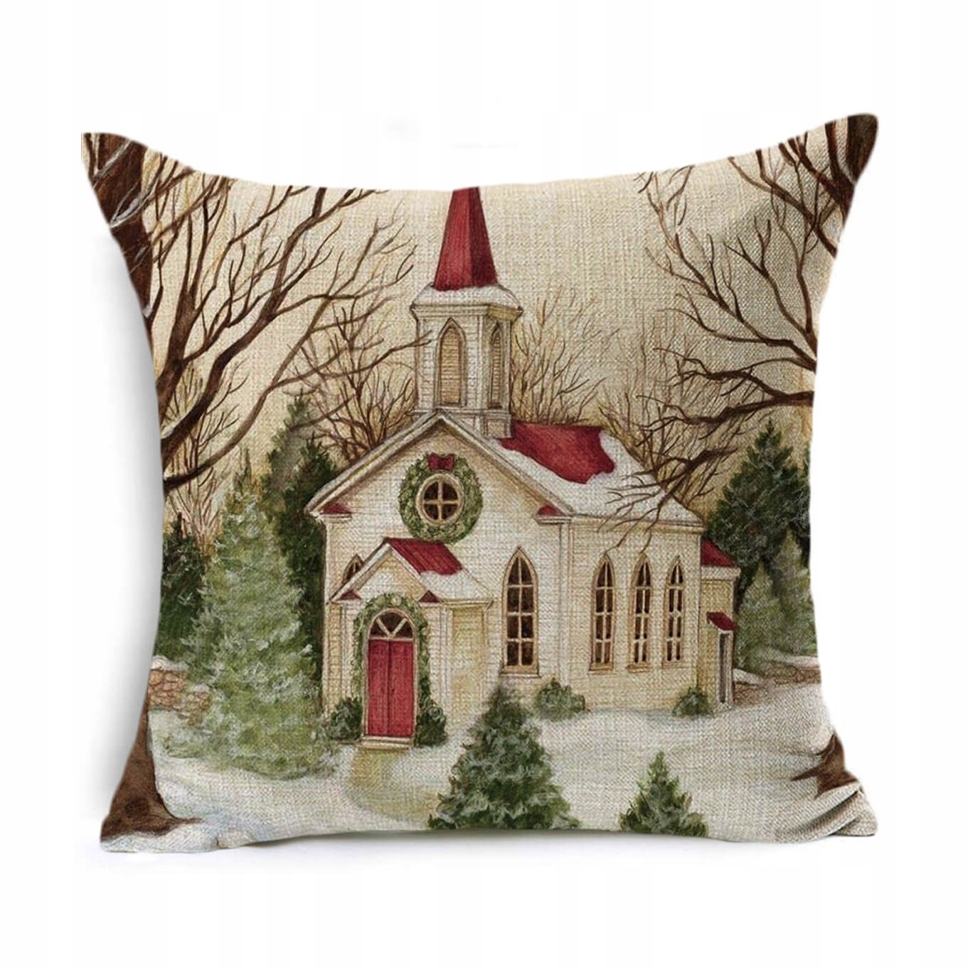 ŚWIĄTECZNA POSZEWKA NA PODUSZKĘ DEKORACYJNA 45X45