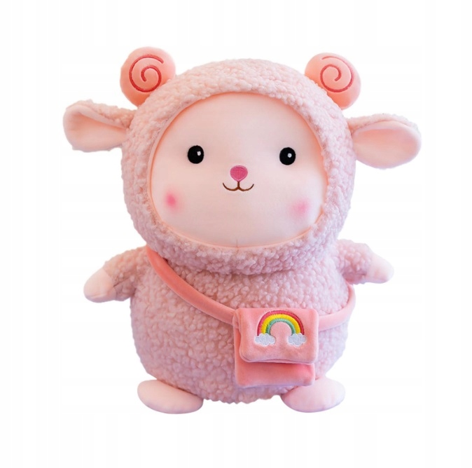 

Maskotka Pluszak Owca Owieczka Różowa L 25 cm