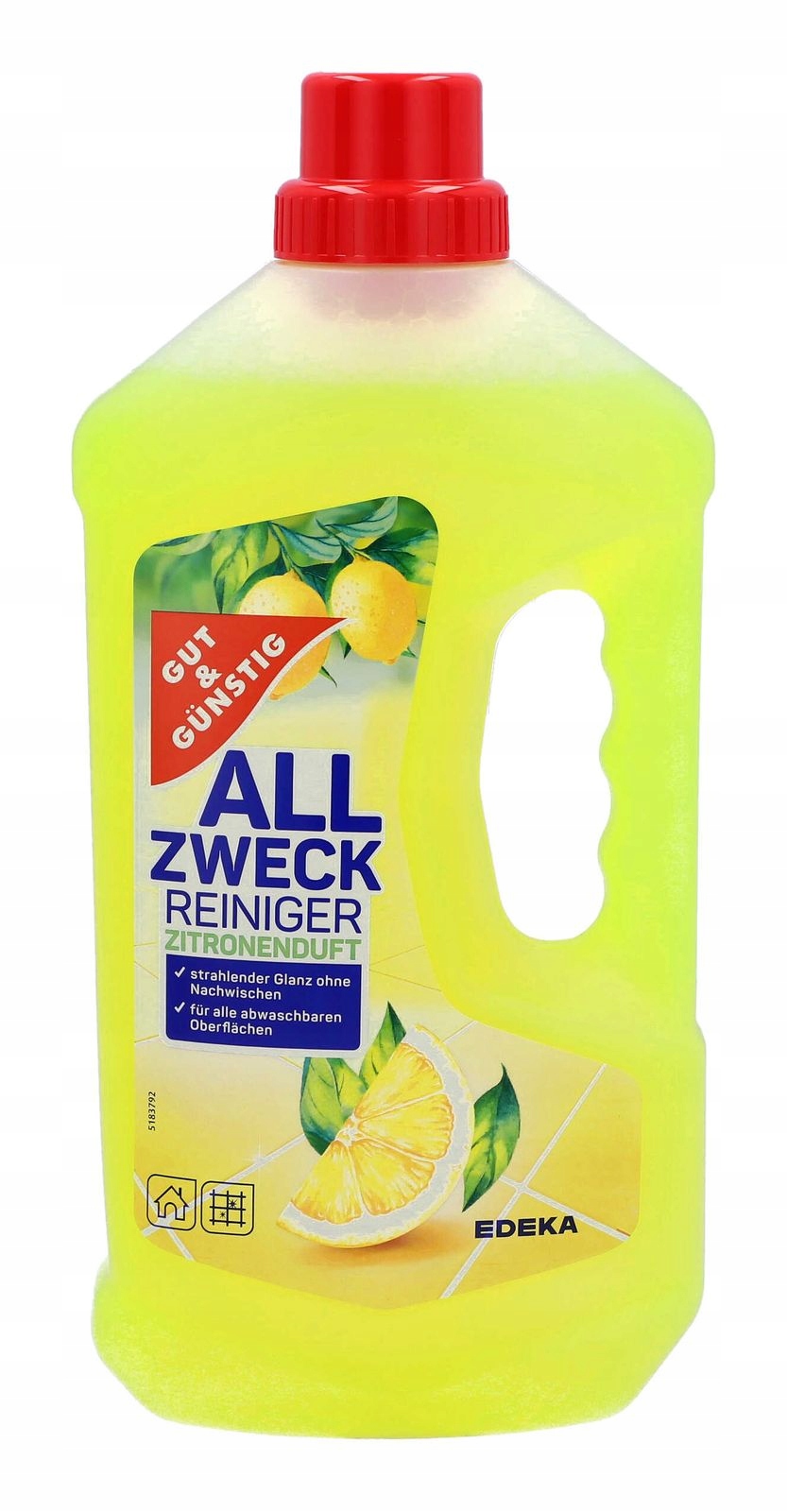 

Niemiecki płyn do mycia podłóg 1 litr Cytrynowy