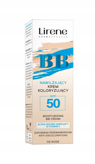 

Lirene Bb krem koloryzujący Spf 50 02 Nude 30 ml