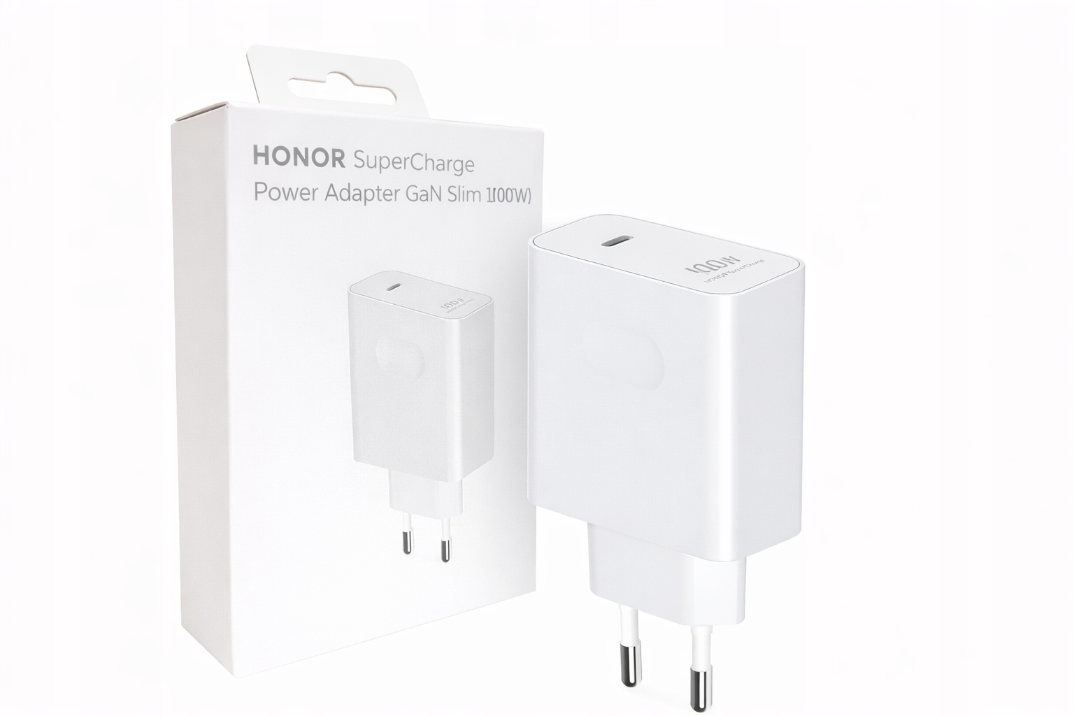 Ładowarka sieciowa uniwersalna Honor Supercharge Power GaN Slim 100W Biała