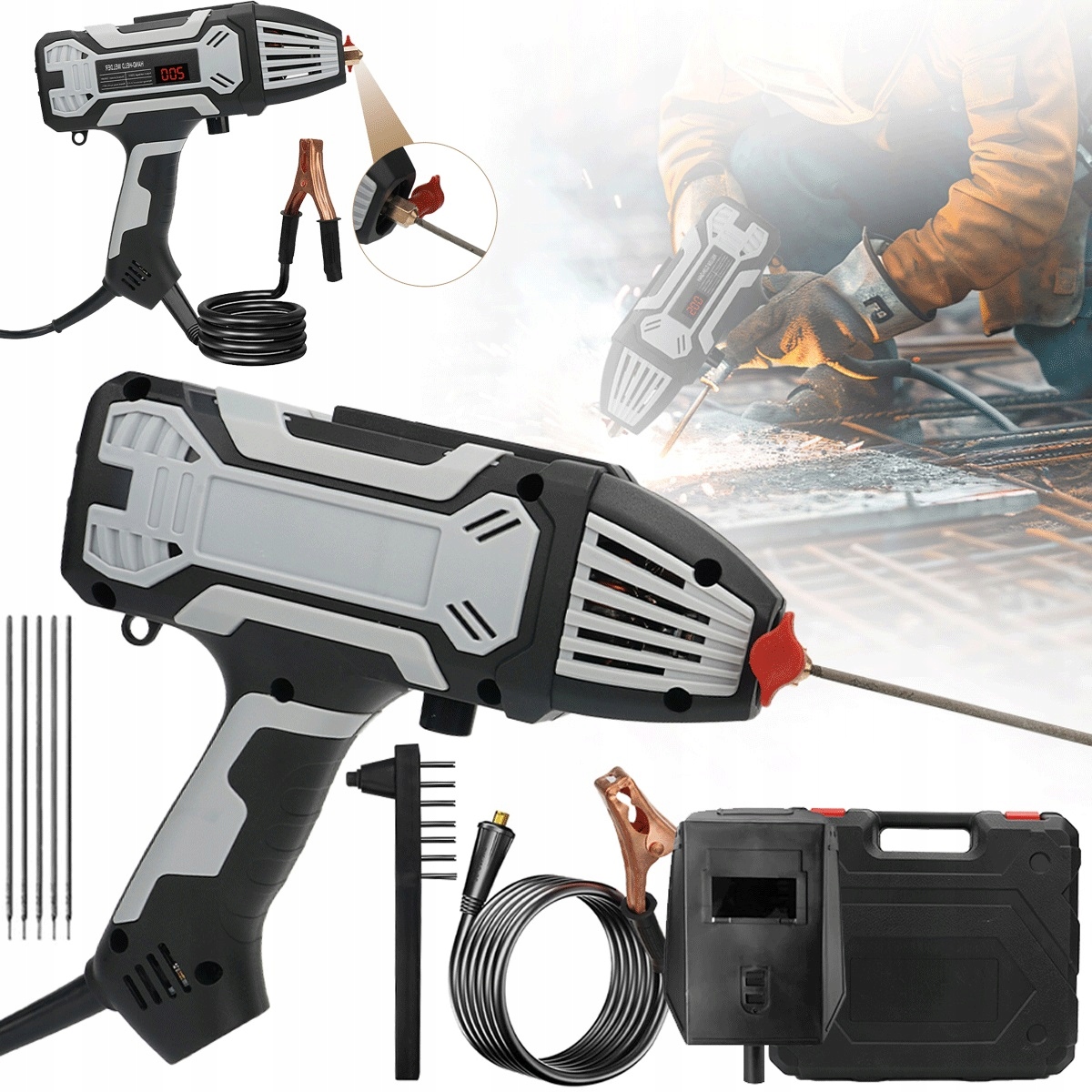 200A svařovací stroj Igbt s horkým zapalováním a kompletní sadou příslušenství