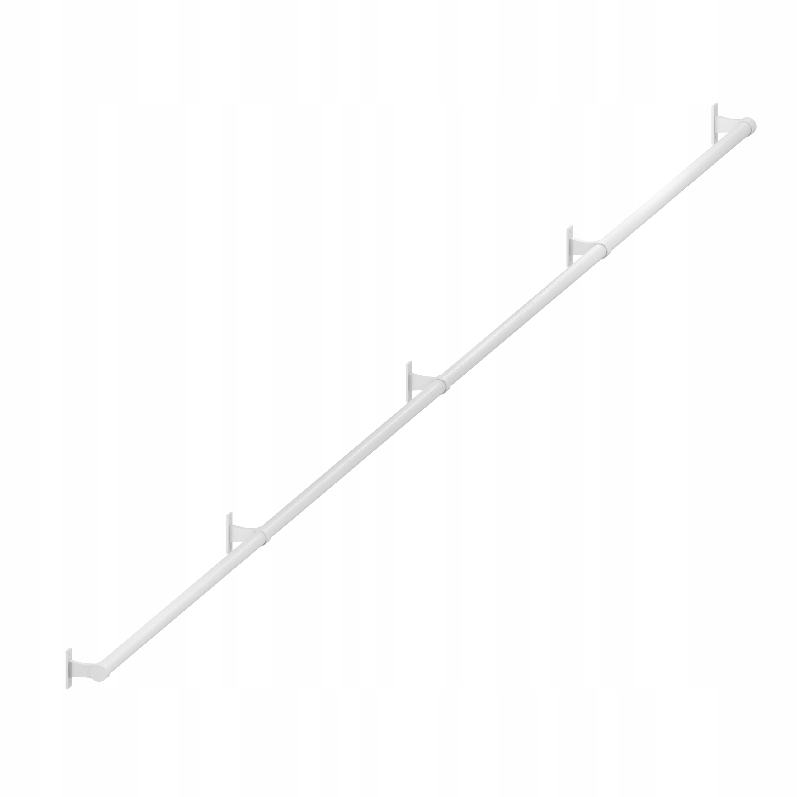 Schodišťová Zábradlí Na Schody Držák Bílý Mat Ø 32 mm 600 cm Elen