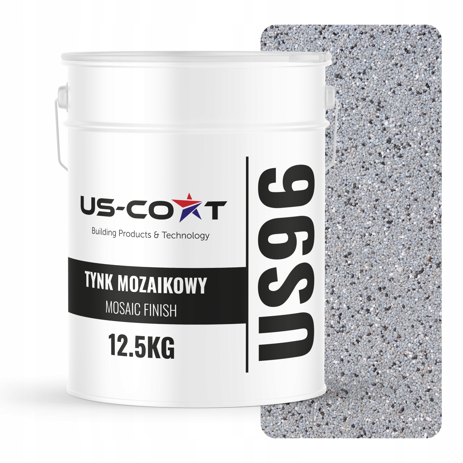 Mozaiková Omítka Mozaika 12,5 Kg Šedá M32 Ozdobná Pryskyřičná Fasáda Premium