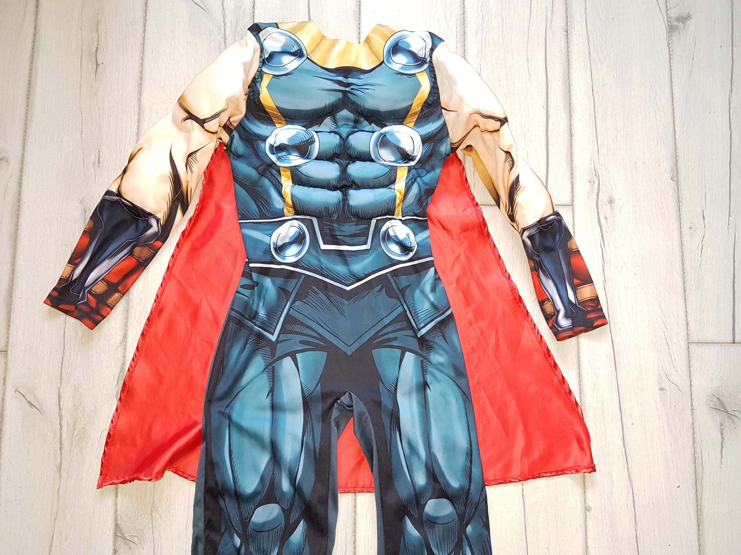 STRÓJ KOSTIUM THOR PELERYNA AVENGERS 7-8 l Motyw kostium