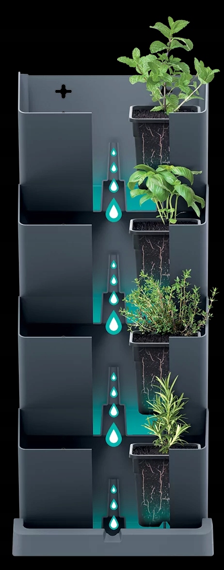 *OGRÓD WERTYKALNY*Kwietnik Zielnik MODUŁOWY Donice Marka Prosperplast