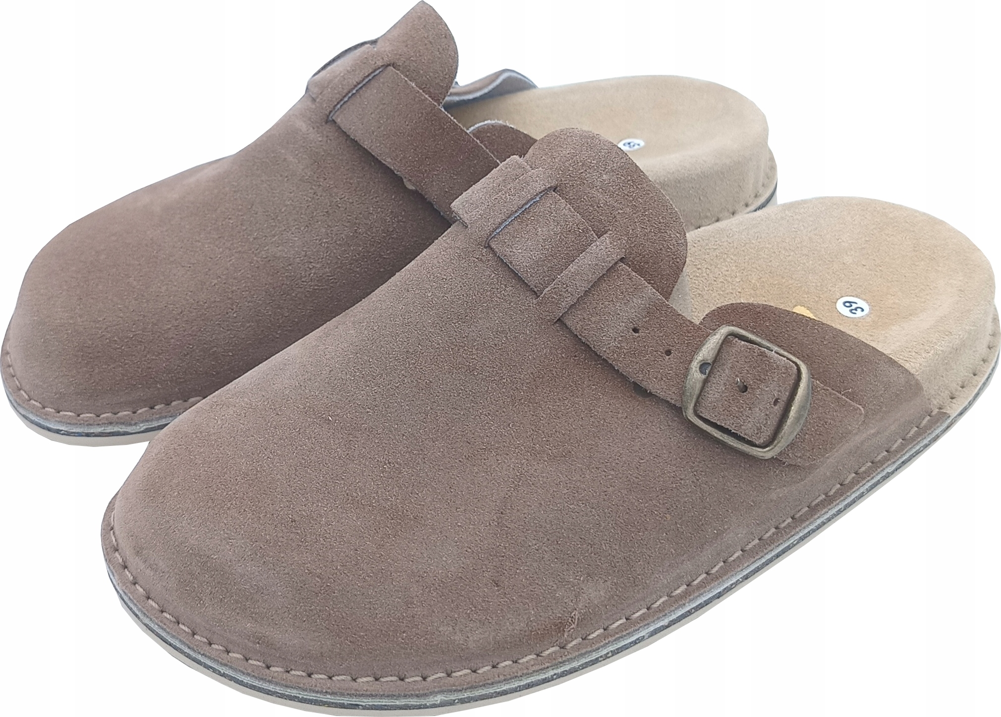 Dámské nazouváky pantofle AnatomicORIGINAL Fusbet profilované Taupe Boho