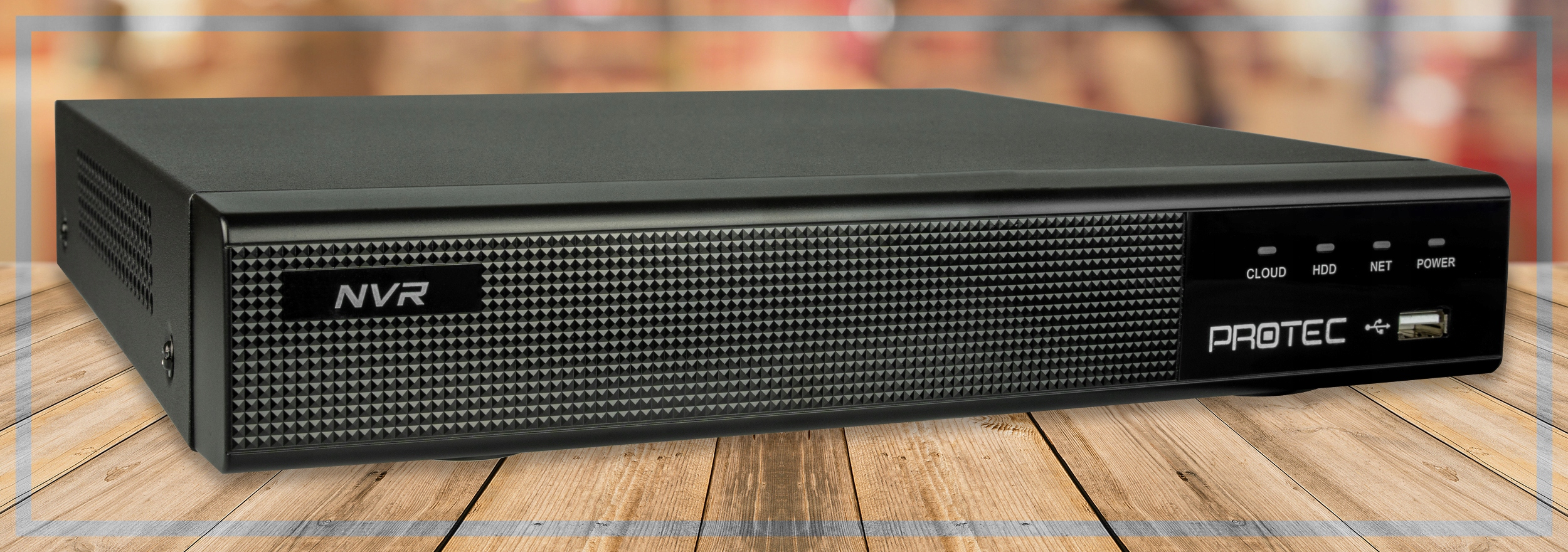 Zestaw do monitoringu IP 4 kamery 4Mpx zewnętrzne PoE wbudowany mikrofon Model PR-IPT1400E