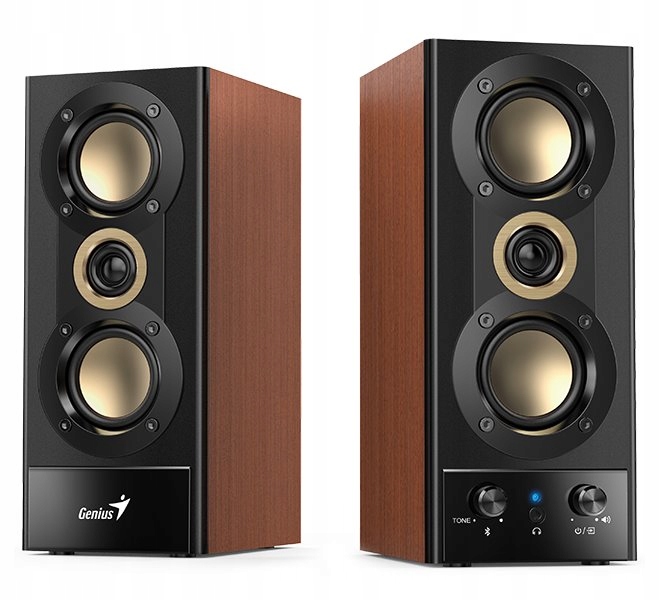 Genius repro SP-HF800BT/ 2.0/ Bluetooth 5.3/ 20W/ Dřevěné