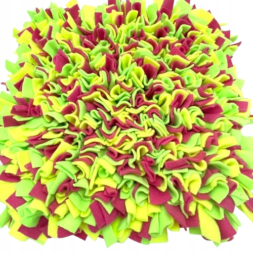 Levně Čmuchací kobereček Extra Hustý (45x45cm) žlutá neon, zelená neon, růžová