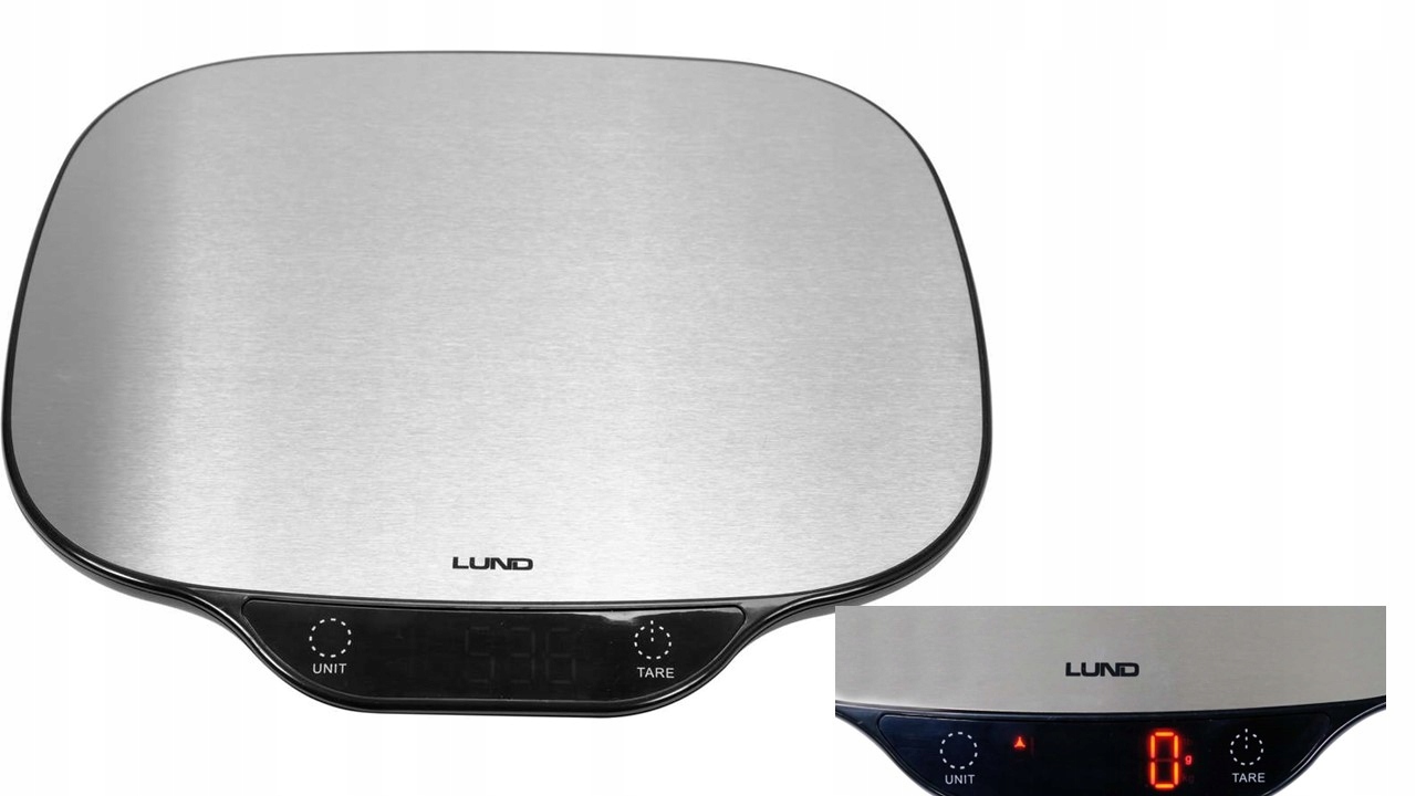 Waga Kuchenna Stal Nierdzewna 27 X 25 X 1,8CM Lund