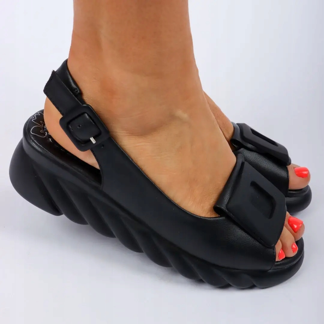 Dámské sandály Artiker 56C2156 černé 39, Černá