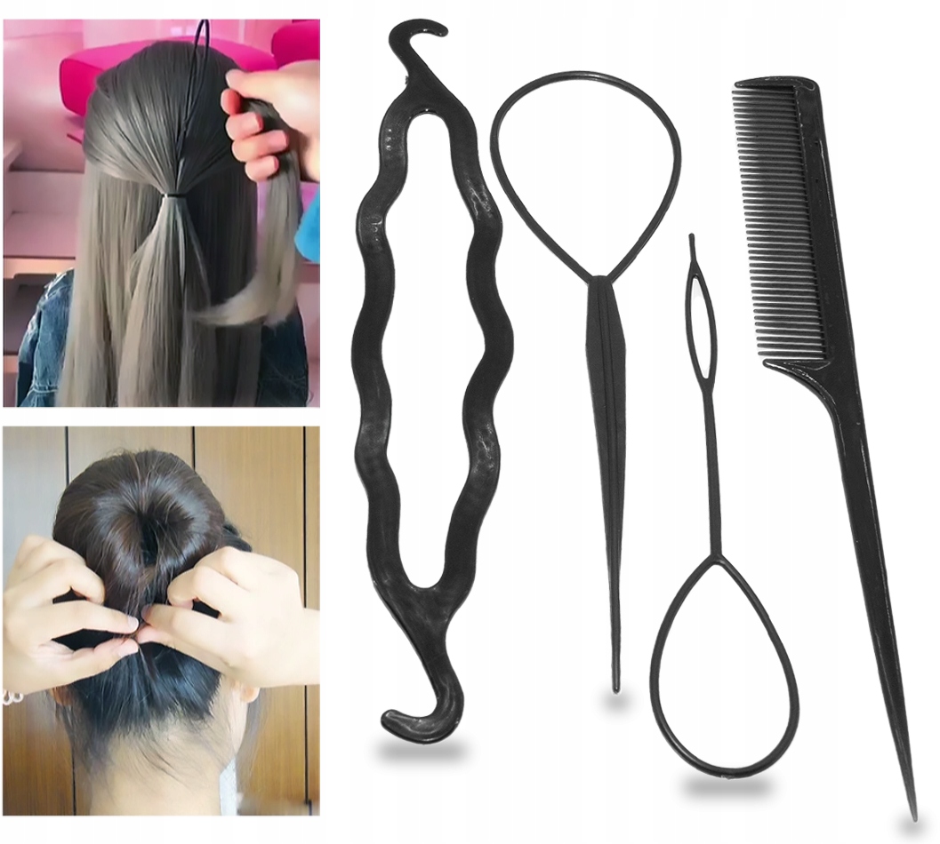 

Zestaw Do Upięć Warkocza Włosów Koka 4SZT