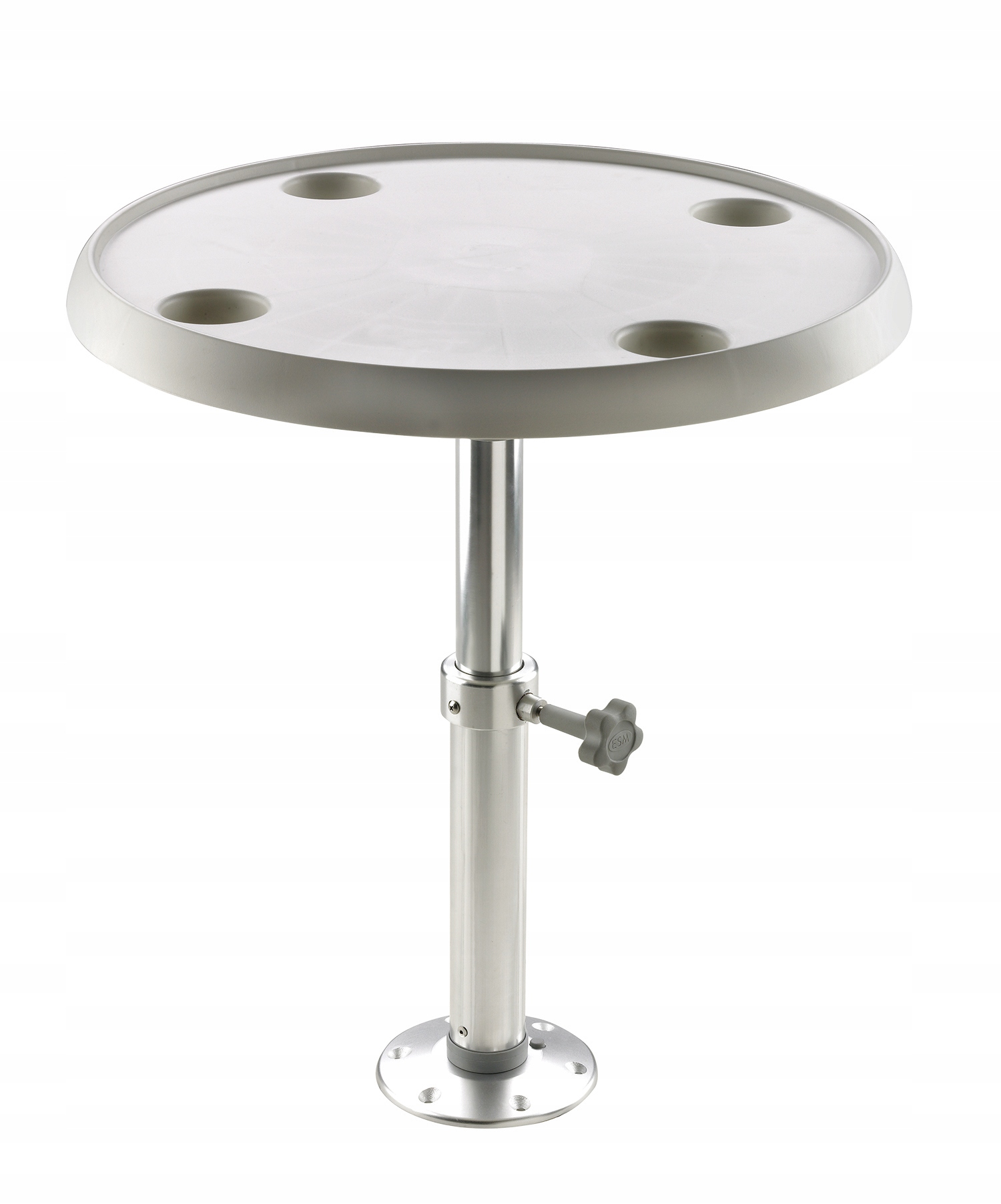STÓŁ OKRĄGŁY 60 CM Z REGULOWANĄ NOGĄ VETUS 55351