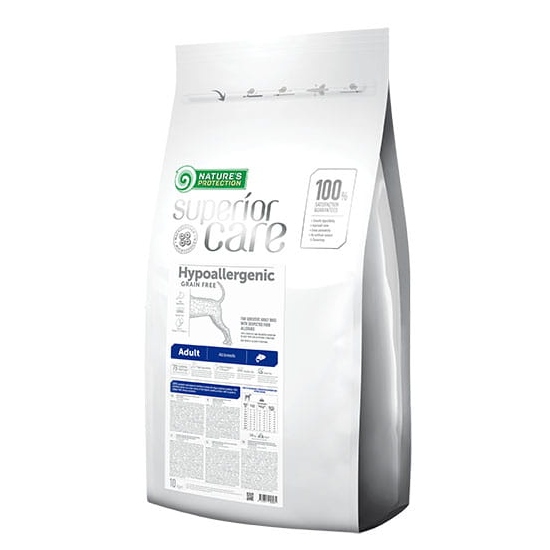 Suché krmivo pro psy Nature's Protection Hypoallergenic Adult losos 10 kg