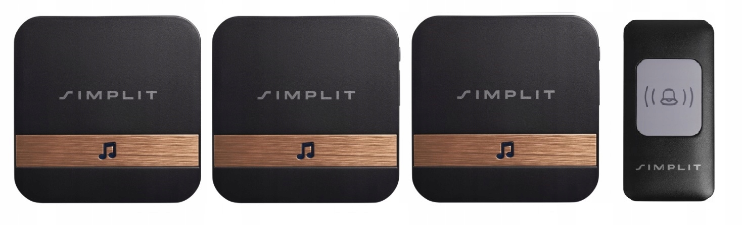 

3 x Dzwonek bezprzewodowy do drzwi + nadajnik IP44