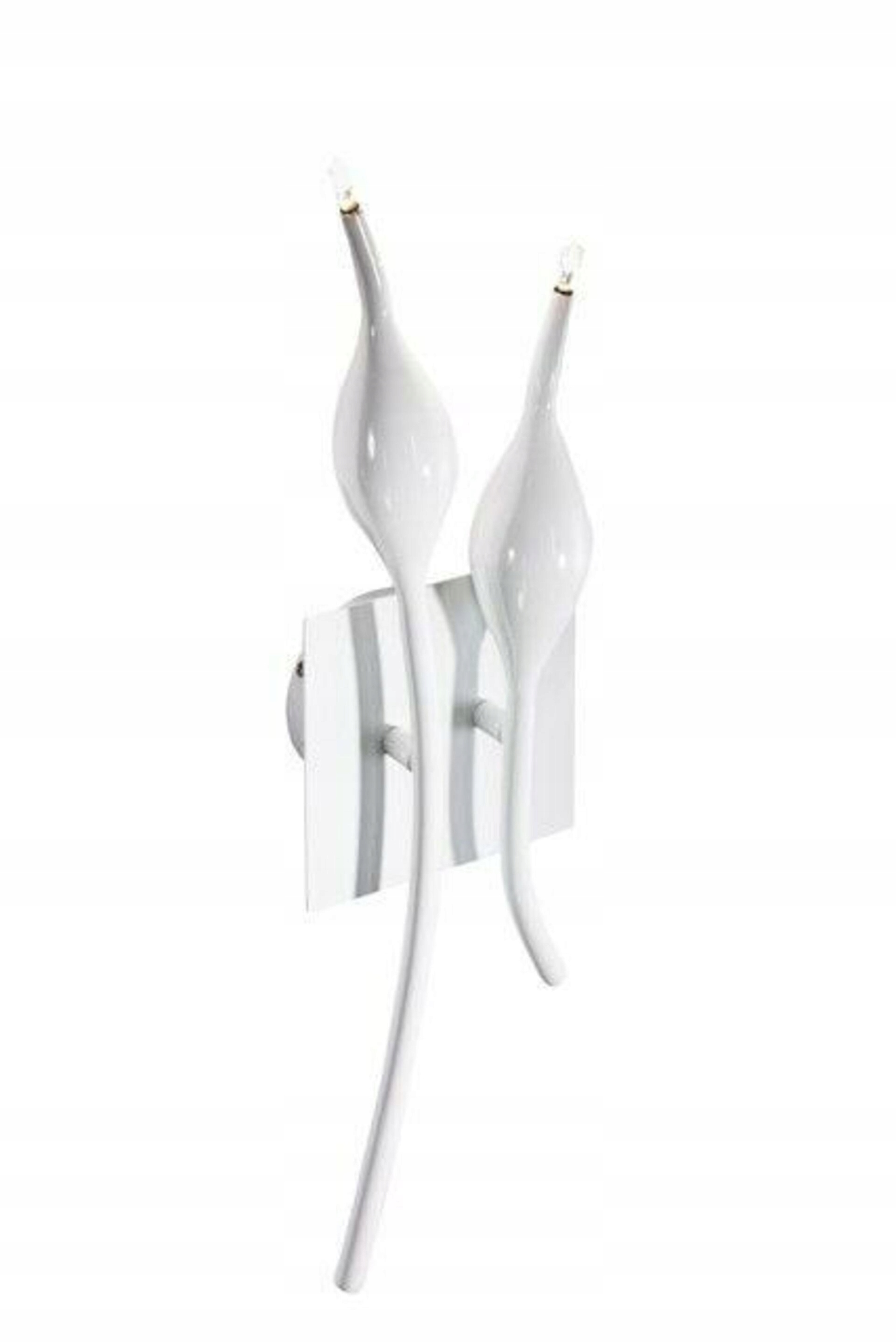 Nástenné svietidlo AZzardo Snake wall white AZ0047 G4 2x20W 12V IP20 15cm biely