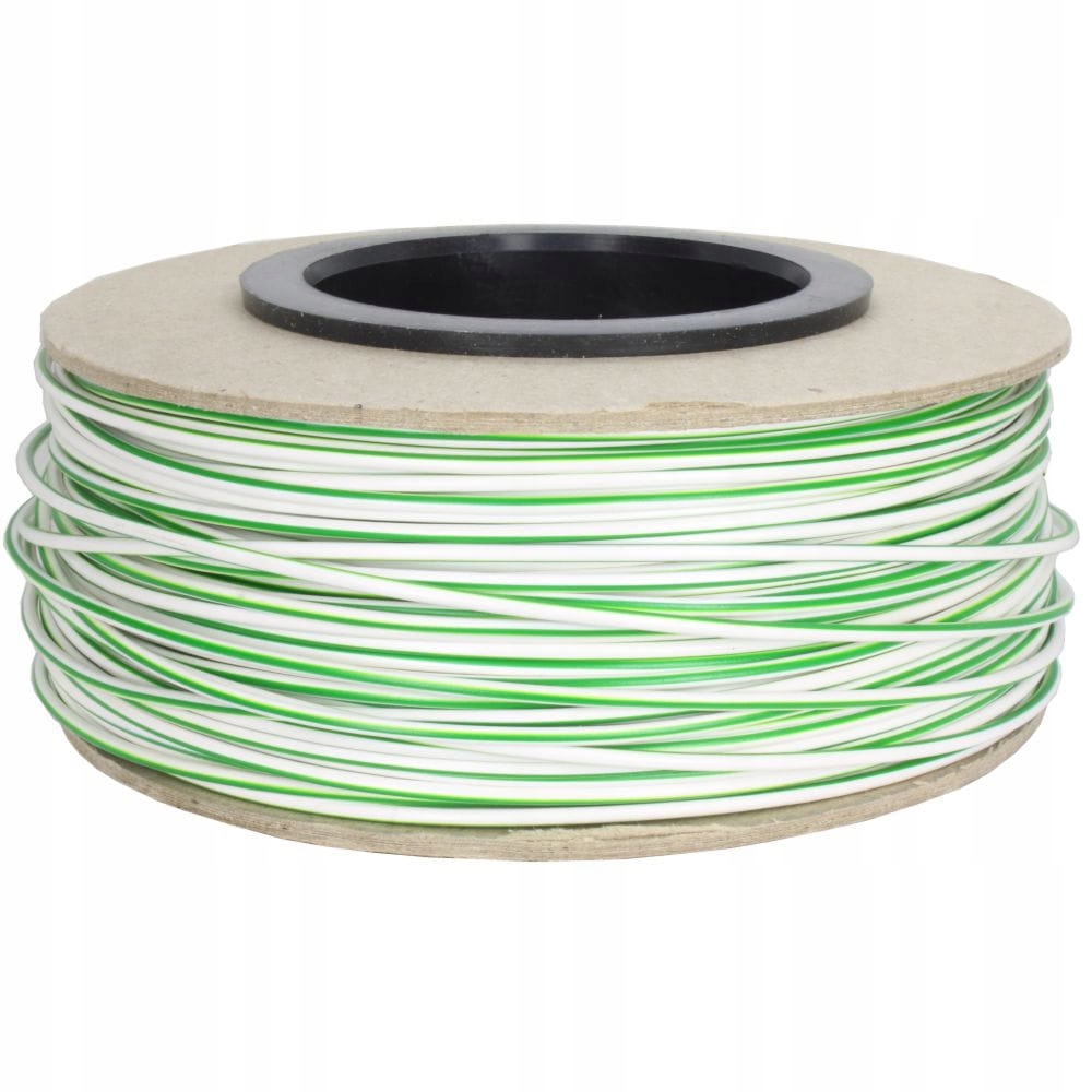 Kábel Flry-b 1,5 mm² bielo-zelený 100 m