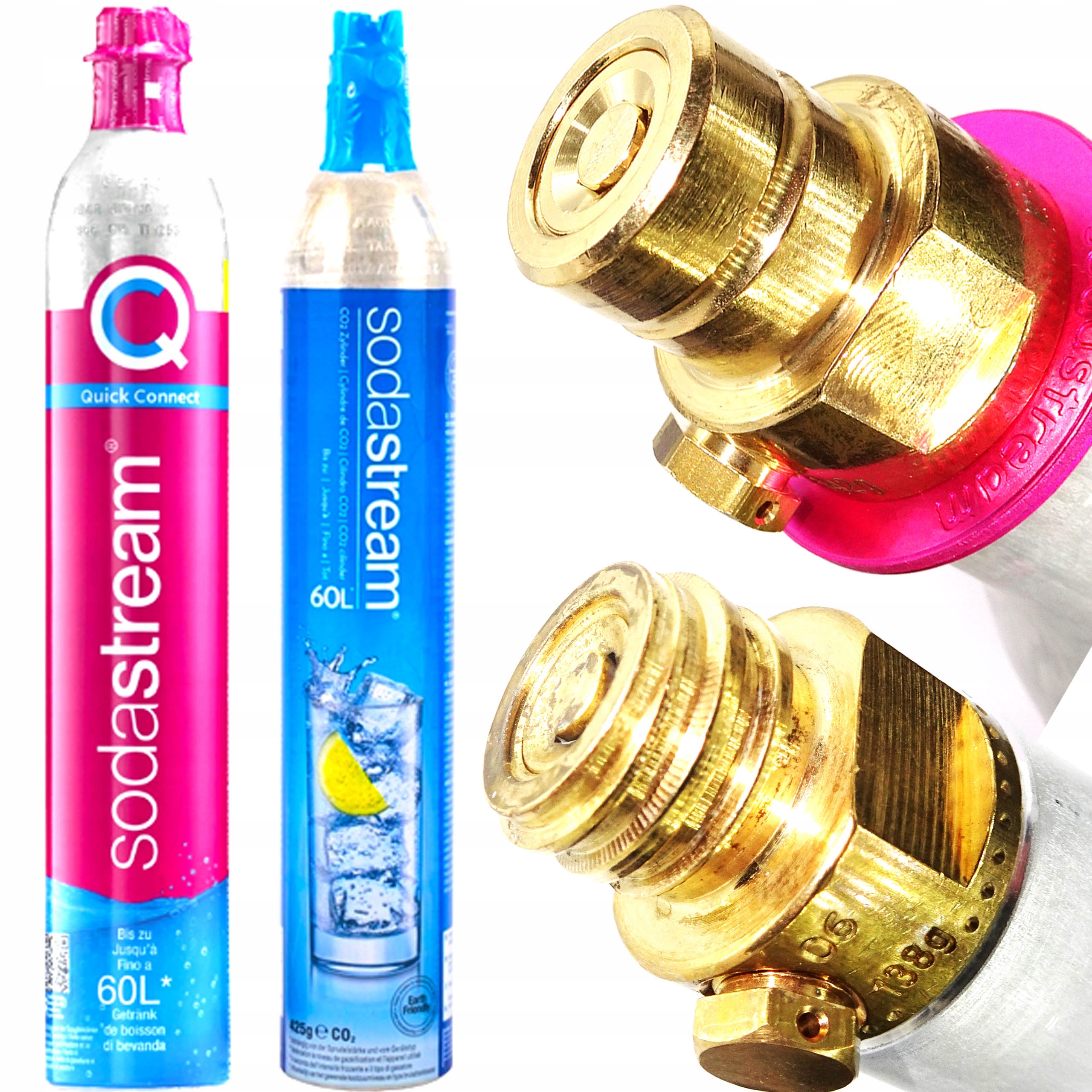 NAPEŁNIANIE WYMIANA BUTLI SODASTREAM CO2 NABIJANIE