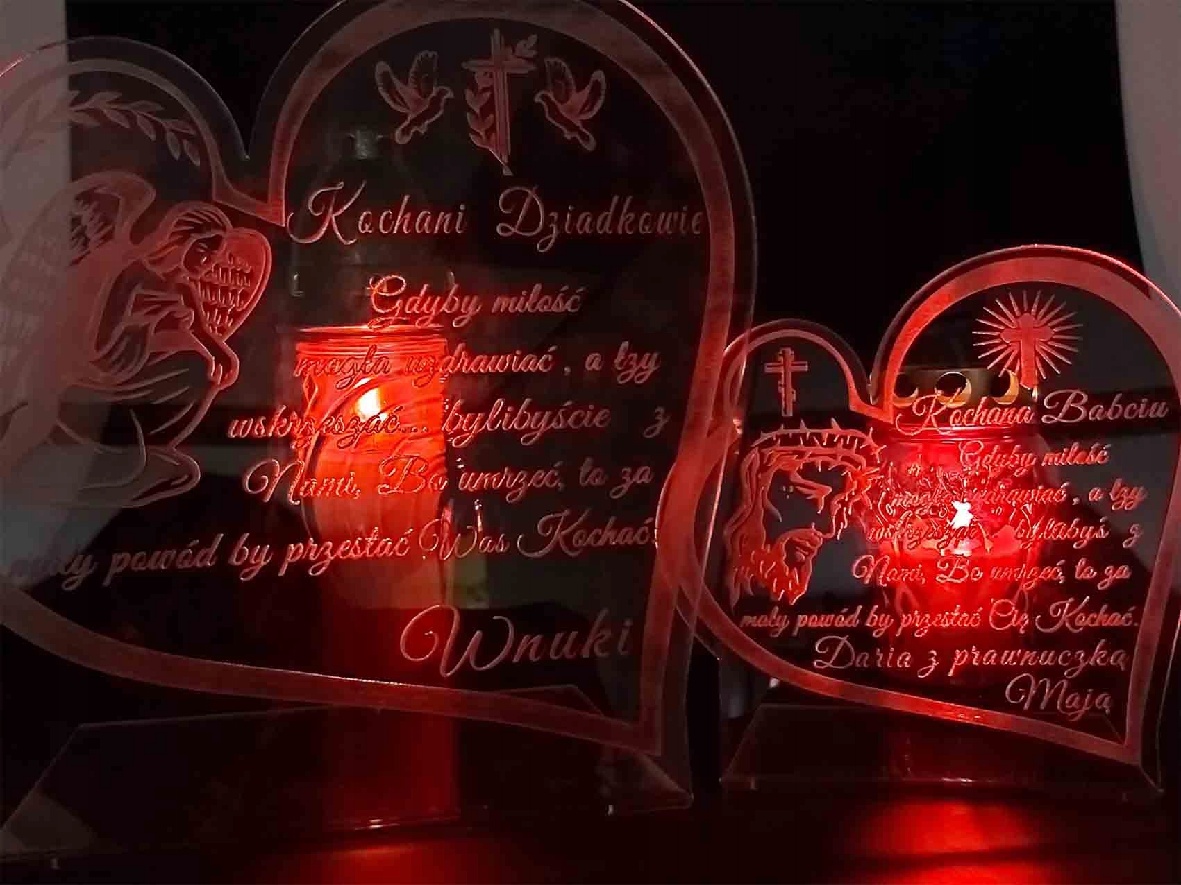 Podstawka pod znicz Statuetka Grawer XXL (25cm) Długość 25 cm