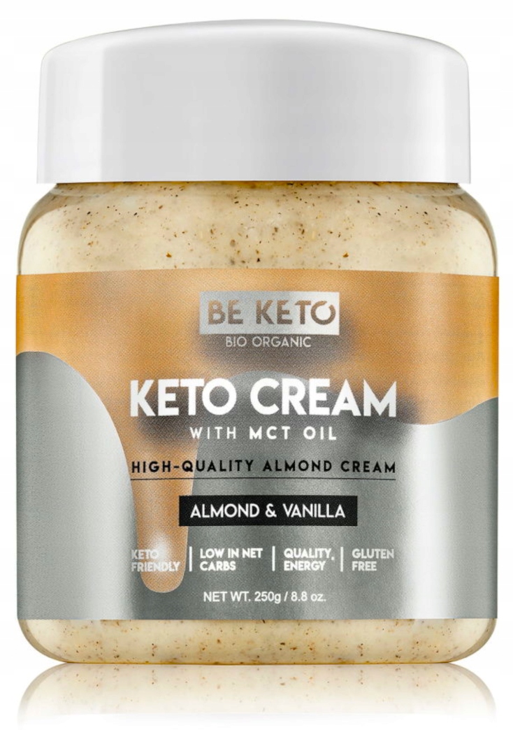 Levně 2x Keto krém Mandle a Vanilka Mct olej bez cukru 250 g