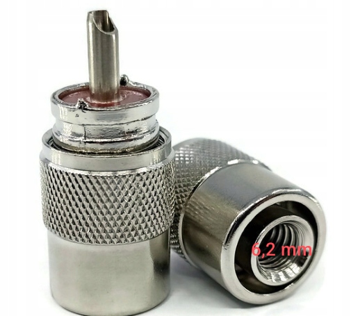 WTYK DŁUGI UC1 PL259 H155 6,2 mm Stan opakowania oryginalne