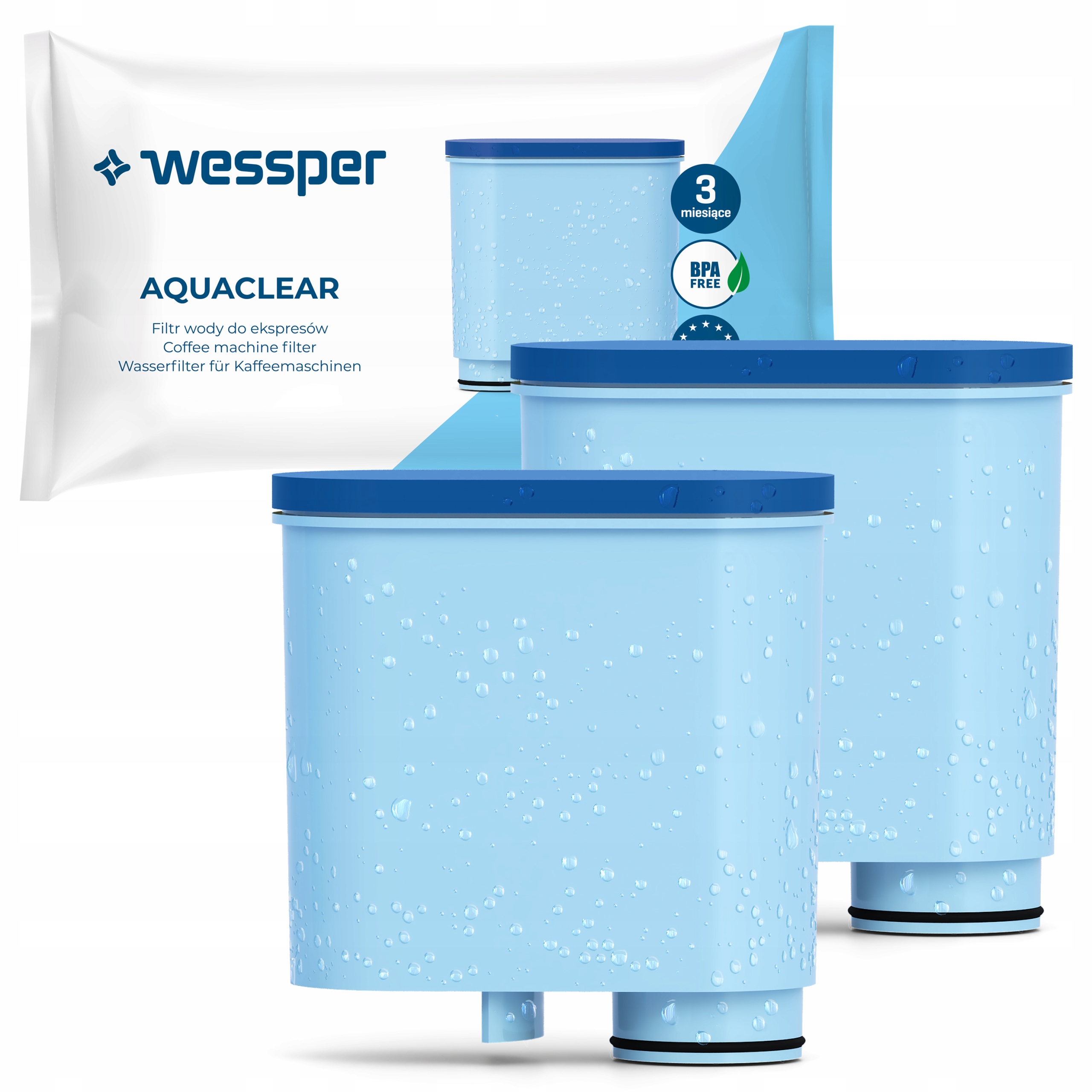 2x FILTR WESSPER AQUACLEAR DO EKSPRESU PHILIPS