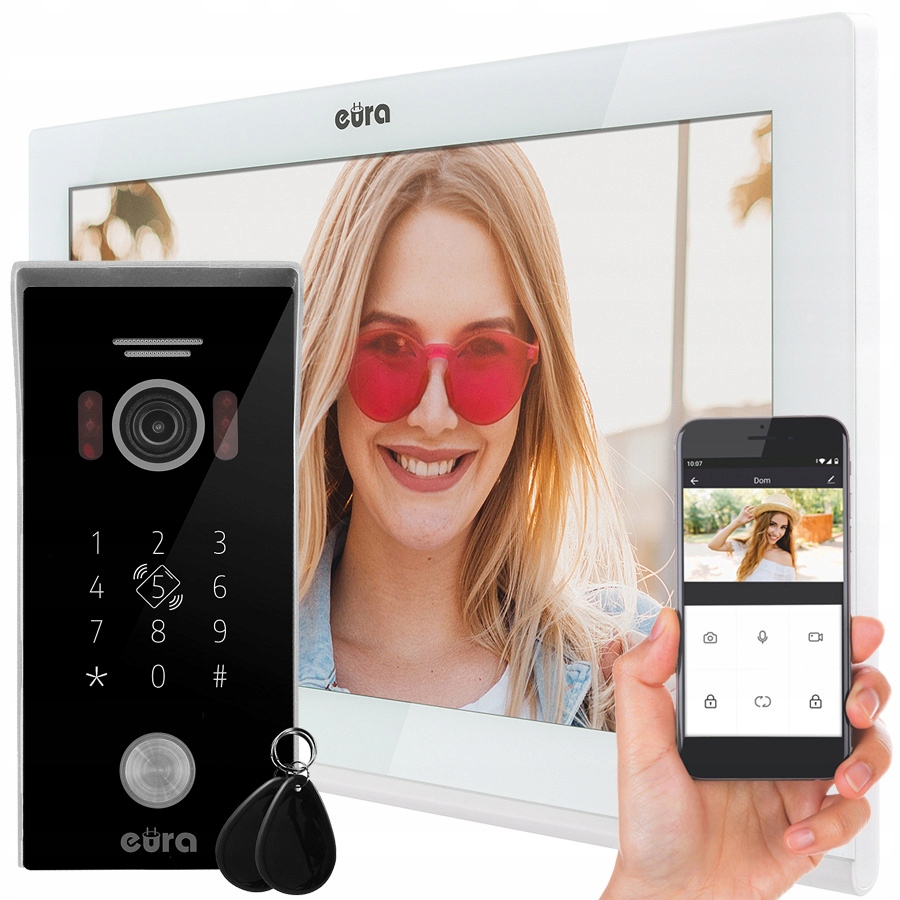 Videovrátnik Eura VDP-99C5 Wifi Ahd Rfid pamäť