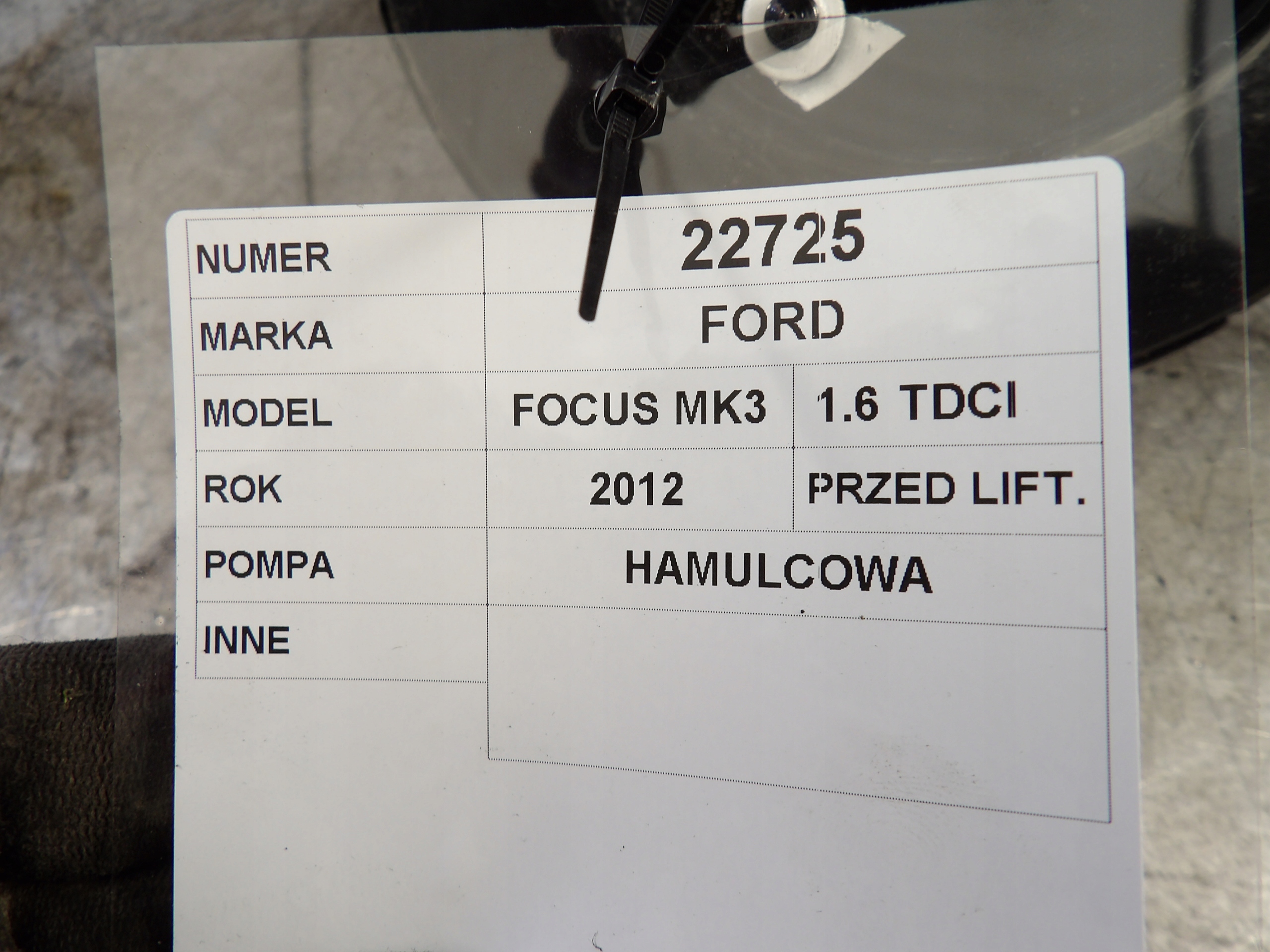 Ford Focus MK3 servo, Pompa BV61-2B195-AF 03.7862-1832.4