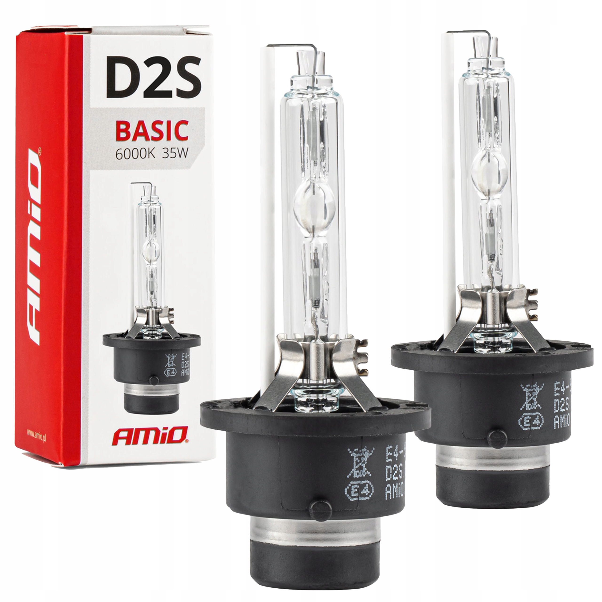 2x Żarówka ksenon żarnik xenon D2S 6000K 35W pure white palnik homologacja
