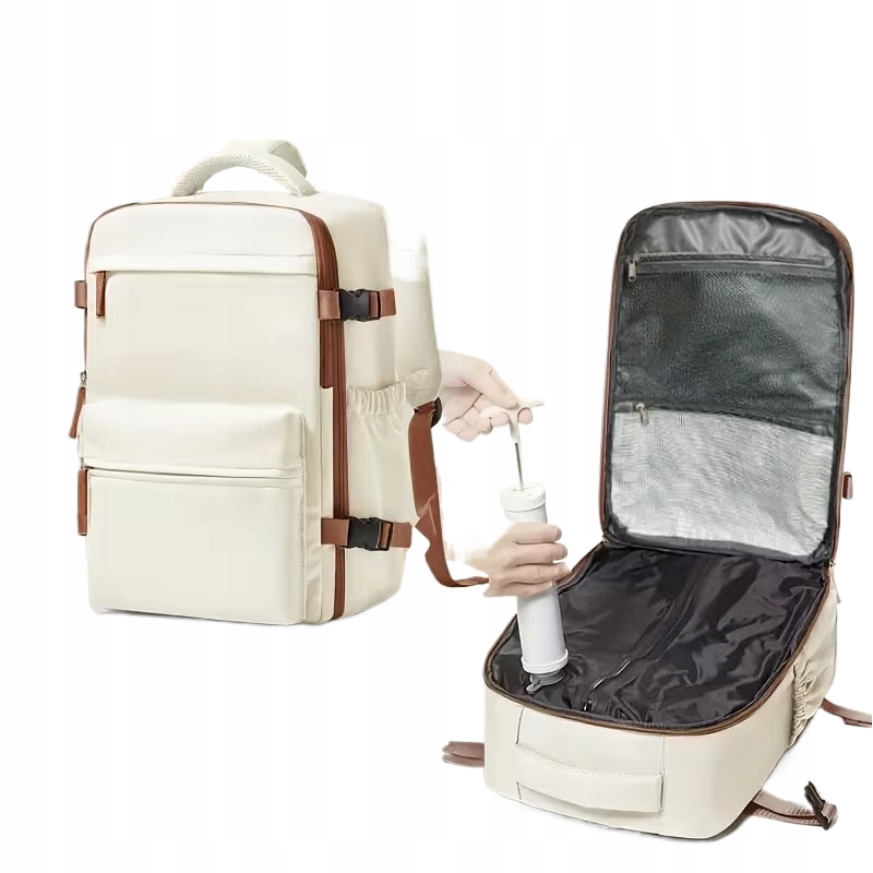 Plecak Bagaż Podręczny Kompresyjny Próżniowy Samolot 40x30x20 Pompka