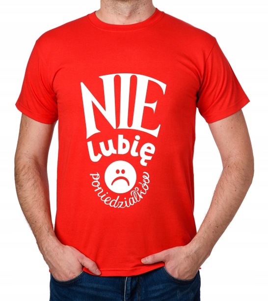 

koszulka Nie Lubię Poniedziałków prezent