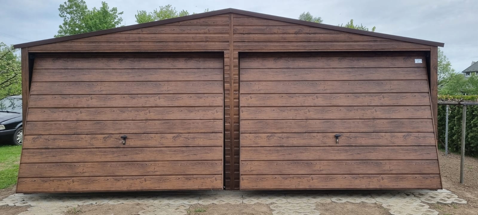 Garaż blaszany 6x5 PREMIUM