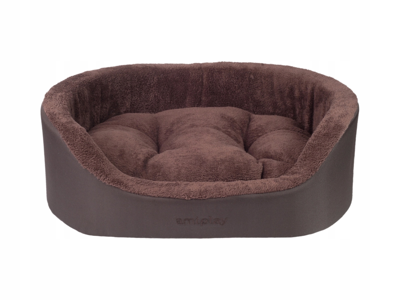 Levně Amiplay Pelíšek Elipsa Aspen Hnědé L