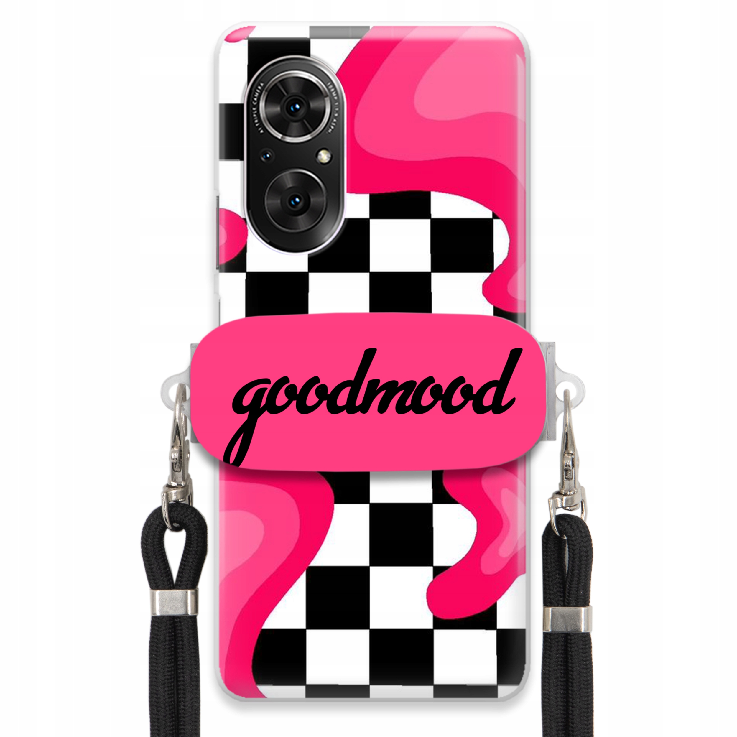 Puzdro Pre Huawei Nova 9 Se Sada Case Držiak Vodítko Čierna Pre Teen Splash