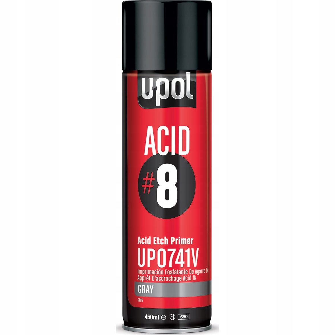 U-pol ACID8 podkład wytrawiający szary spray