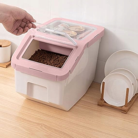 Zásobník na krmivo pro psy, hermetický zásobník na krmivo pro zvířata