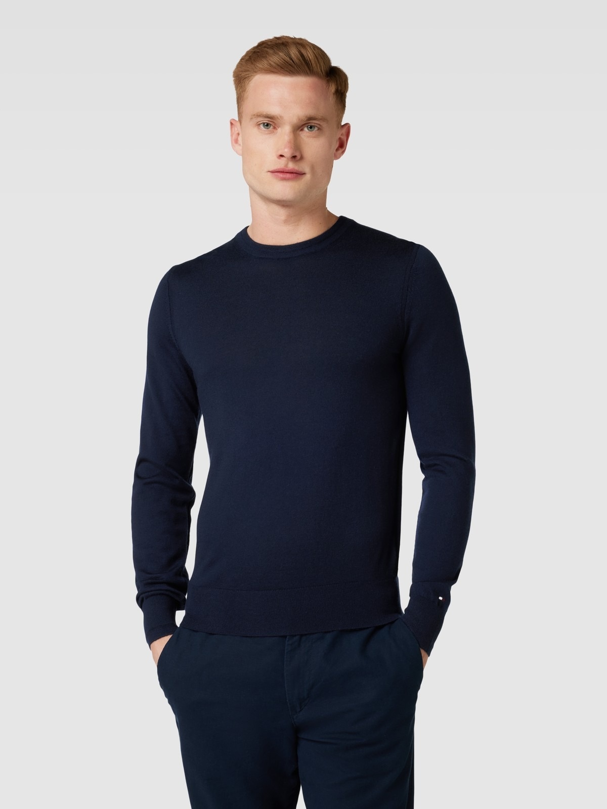 Tommy Hilfiger Svetr Icon Lniany MW0MW22813 R L