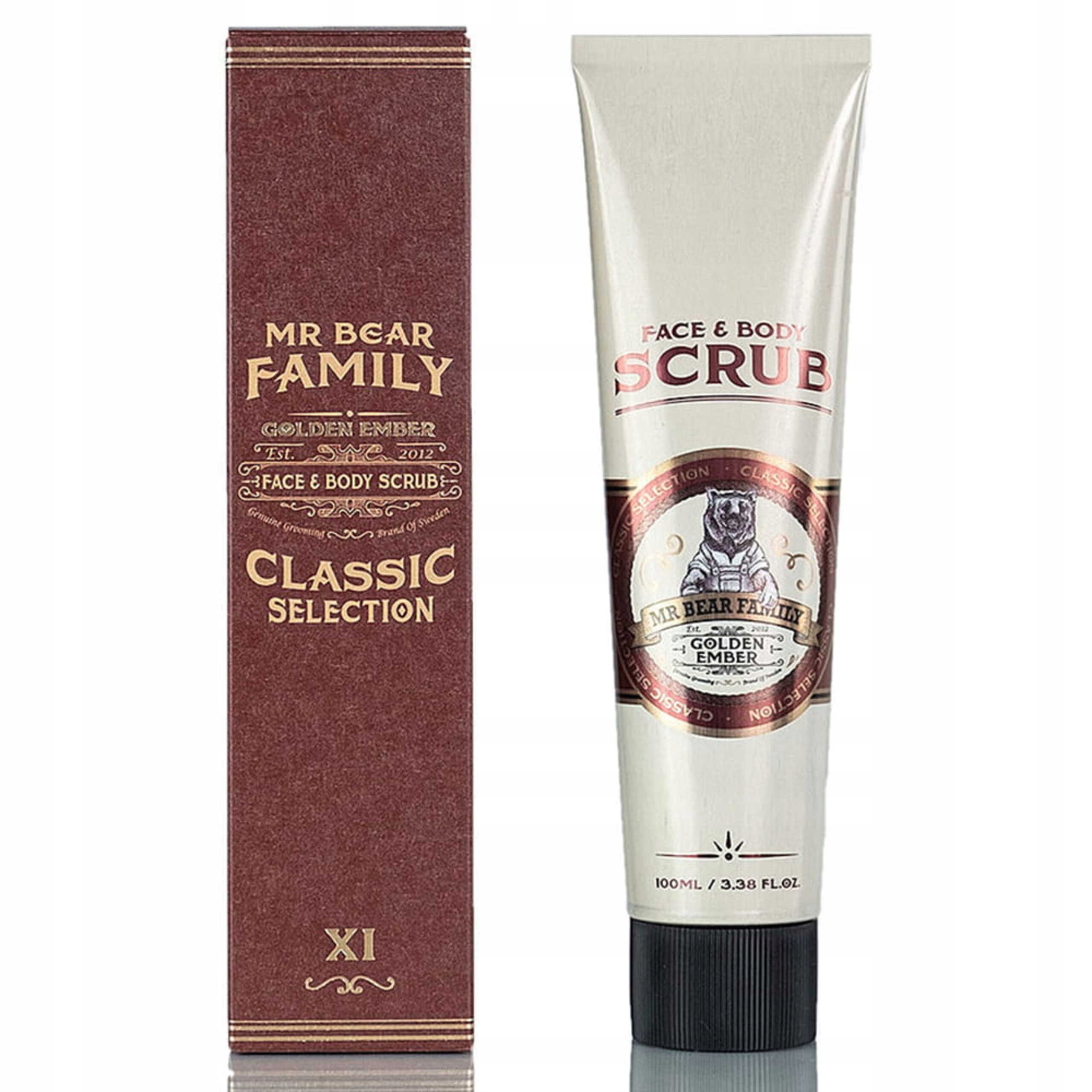 Mr Bear Family Golden Ember Scrub Obličej&Tělo