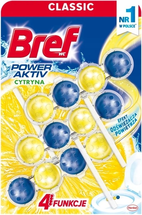 

Bref Power Aktiv Cytryna kulki do Wc 3x50 g