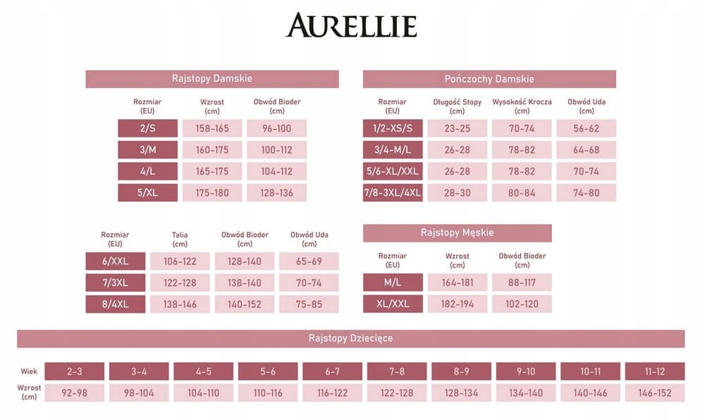Rajstopy Damskie 40 Den Mikrofibra Fiolet XL/5 Rozmiar 5