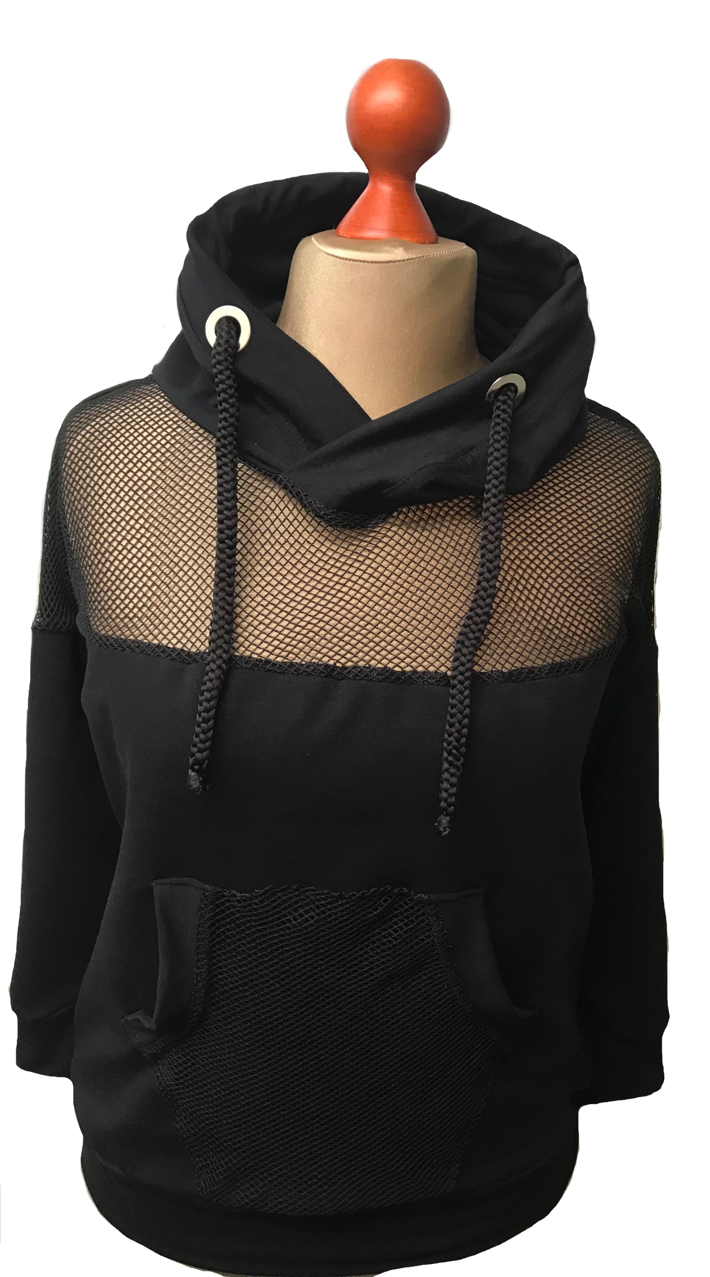 

Bluza dresowa kangur 44 46 siatka Duże Rozmiary
