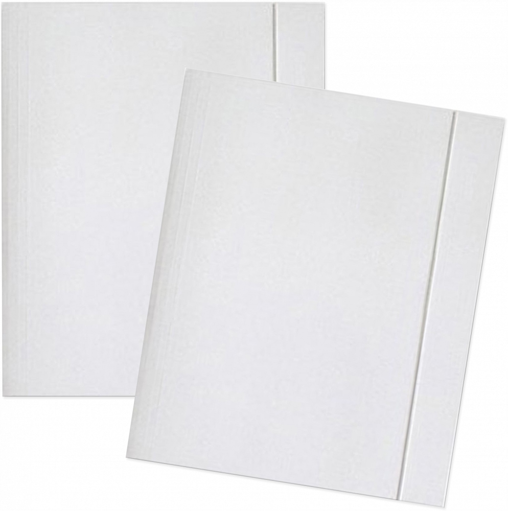 Teczka z gumką A4 biala 300g mocna INTERDRUK x10 Liczba sztuk w ofercie 10 szt.