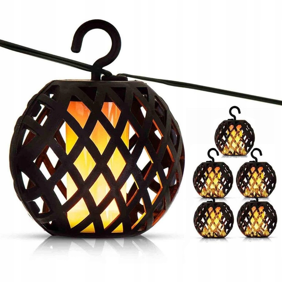 

Solarny Łańcuch świetlny Led Girlanda 4,8m 8 lamp