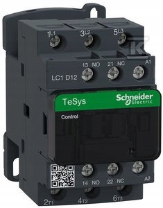 Stycz.d 3P 12A Nz+no 230V 50/60HZ AC3